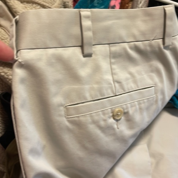 JOHN W. NORDSTROM Smartcare Supima Cotton Flat Front Straight Leg 38x30 Pant - Picture 6 of 6